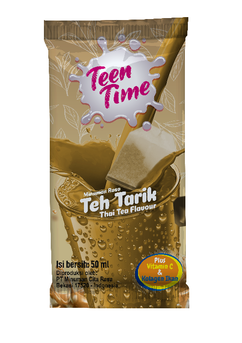 Minuman Teh rasa Teh Tarik 50 ml