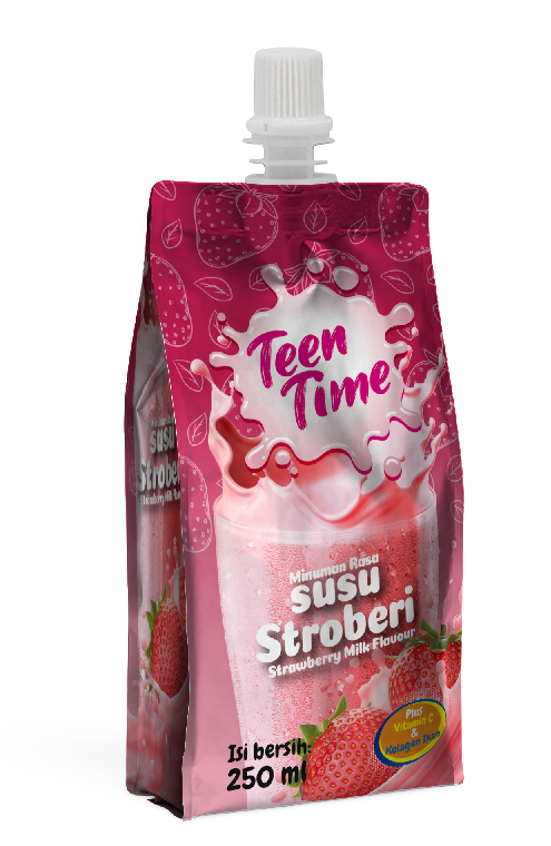 Minuman Susu Rasa Stroberi 250 ml